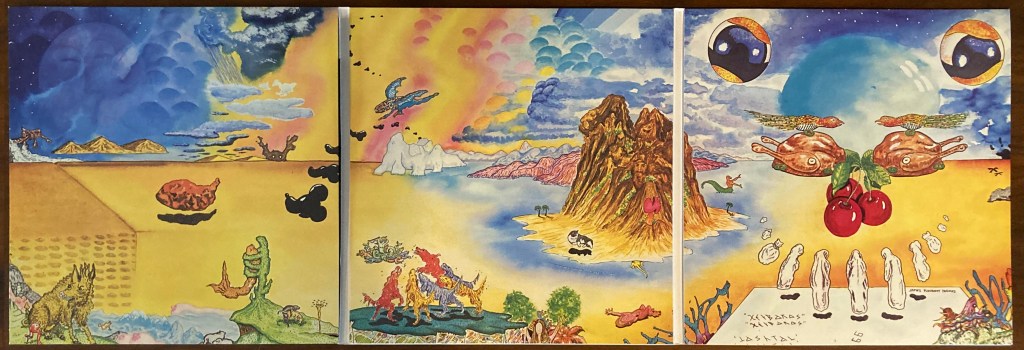 Trifold inside of Dr. John's In the Right Place