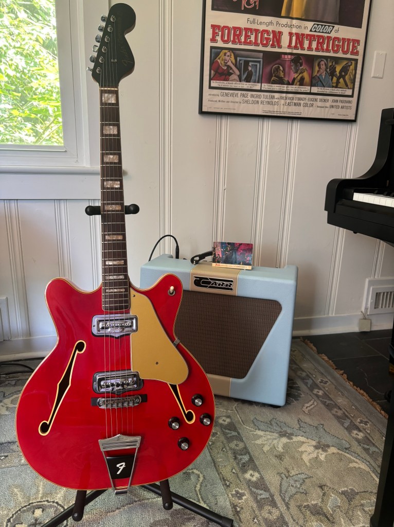 1966 Fender Coronado II with Carr Super Bee Amplifier.