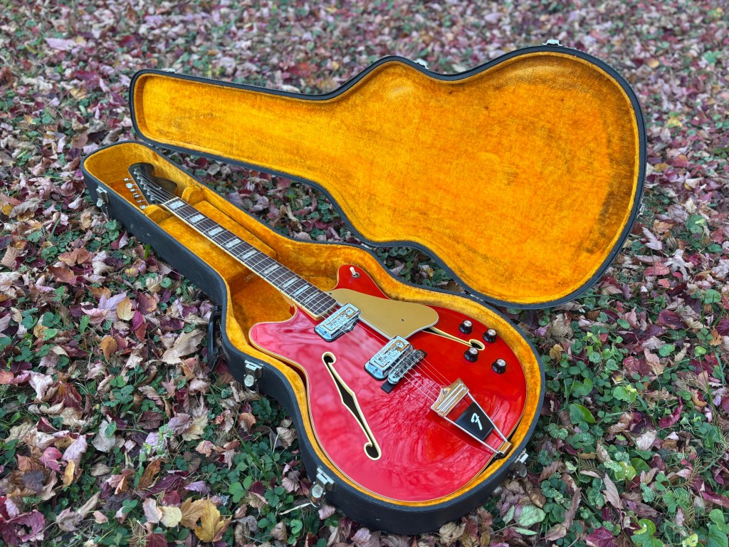 My 1966 Fender Coronado II in an original Victoria Luggage case.