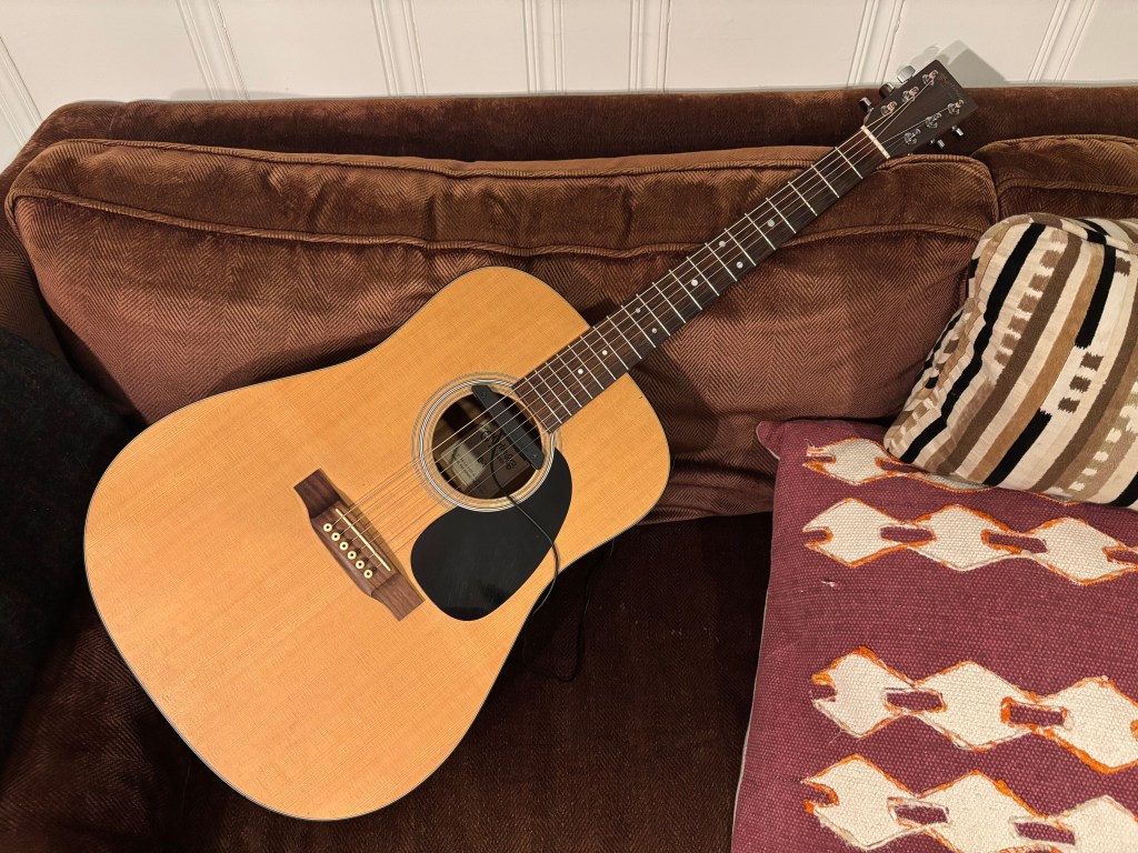Photograph of my well-loved 2009 Martin D1